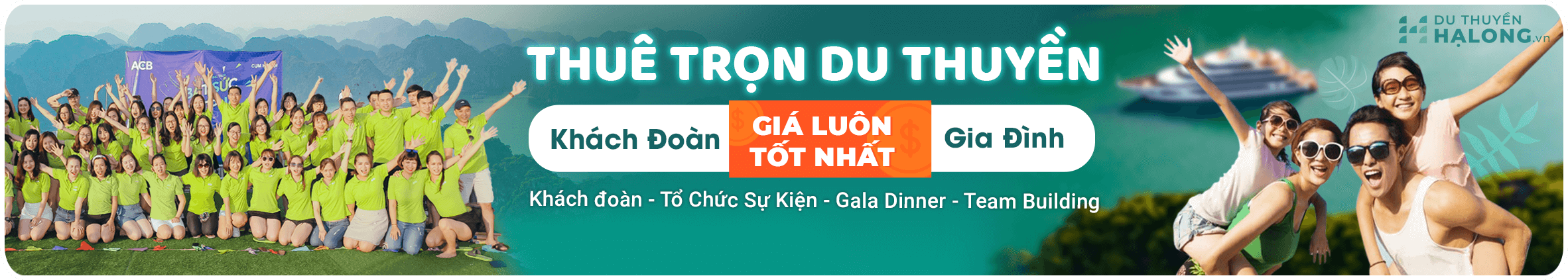 Du thuyền Hạ Long cho đoàn